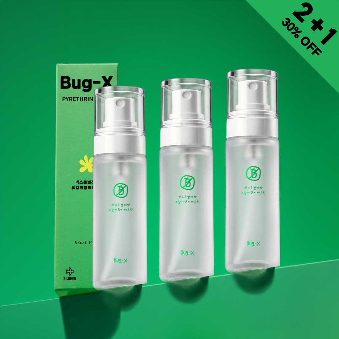 국화꽃살충제 베드버그 집먼지진드기 초파리 퇴치법 약 퇴치제  해외 여행용 100ml, 3개 - 상품 이미지