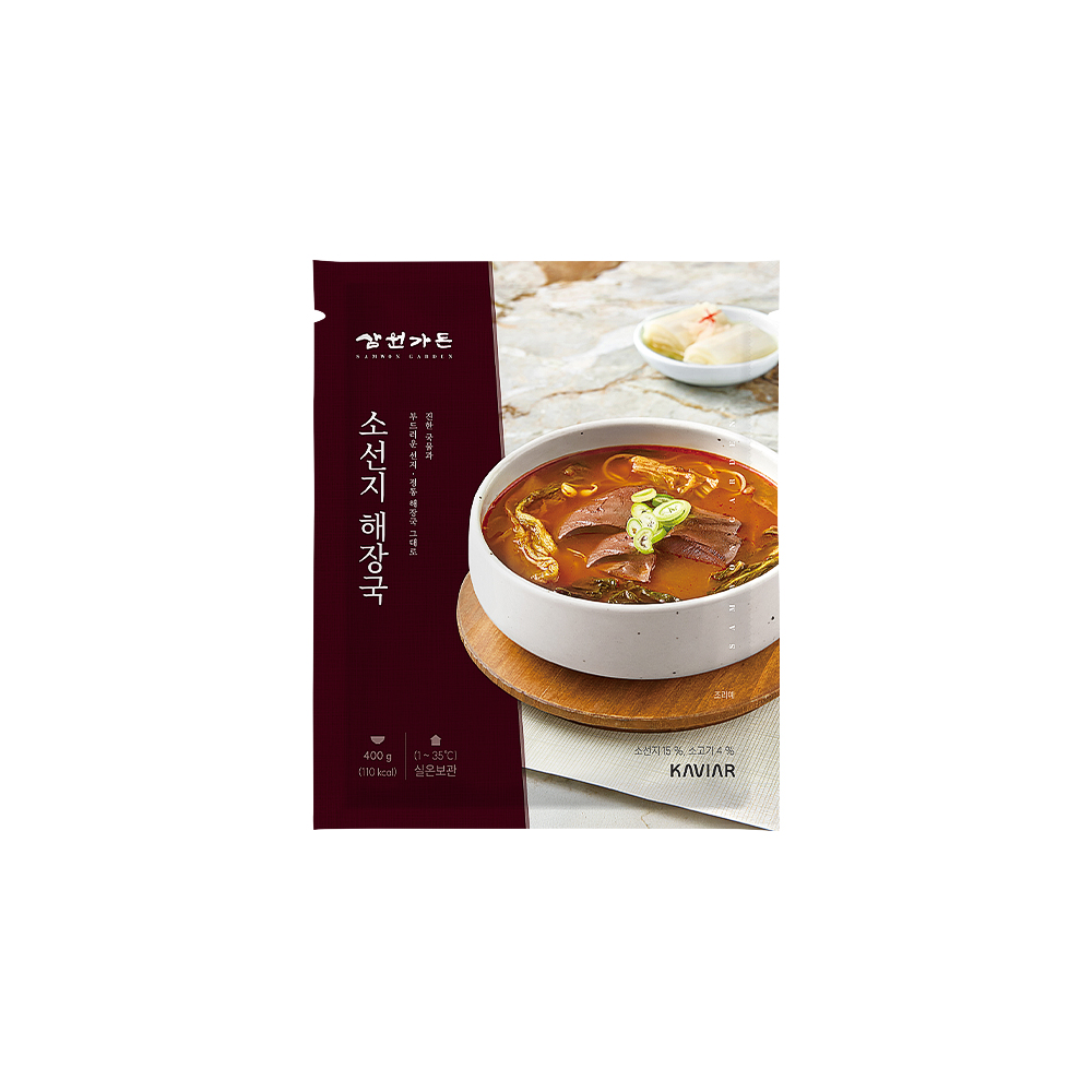 [삼원가든] 소선지 해장국 400g - 상세 이미지 3