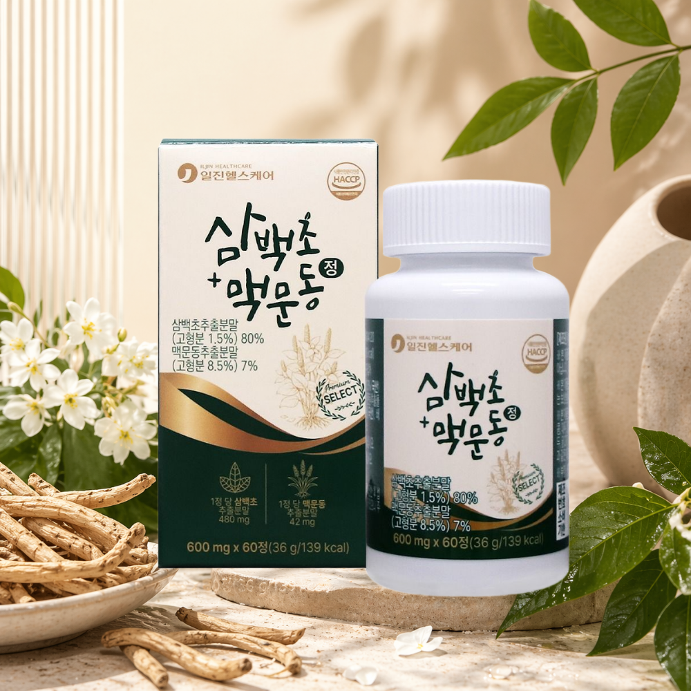 [2개월] 비타르르 삼백문린 삼백초 맥문동 600mg 고함량 남자 여자 60정, 1개 - 상세 이미지 4