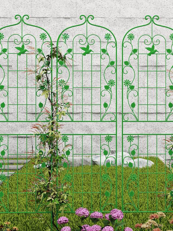 지지대 넝쿨 장미 울타리 철제 덩굴식물 정원 화단 야외 화이트 아치 - 상세 이미지 4