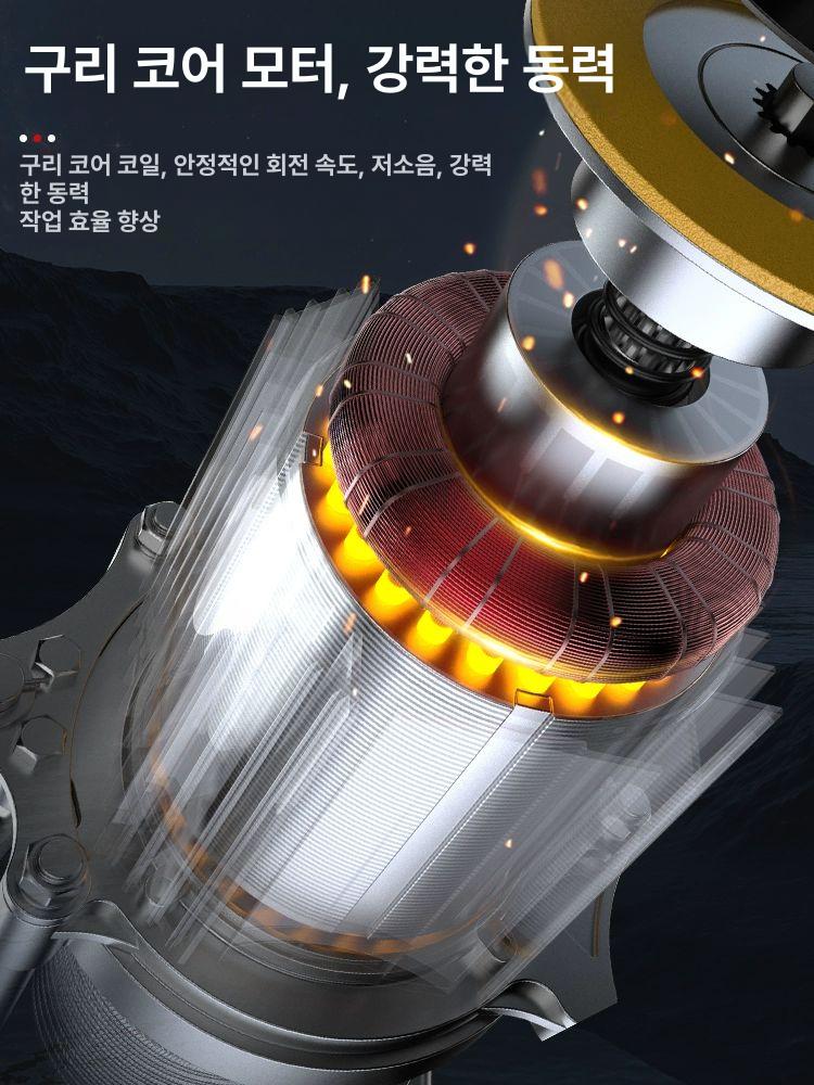 전동 호이스트 다기능 알루미늄 1/2톤 차량용 크레인 접이식 바이스 드릴 합금 리프트 윈치 - 상세 이미지 3
