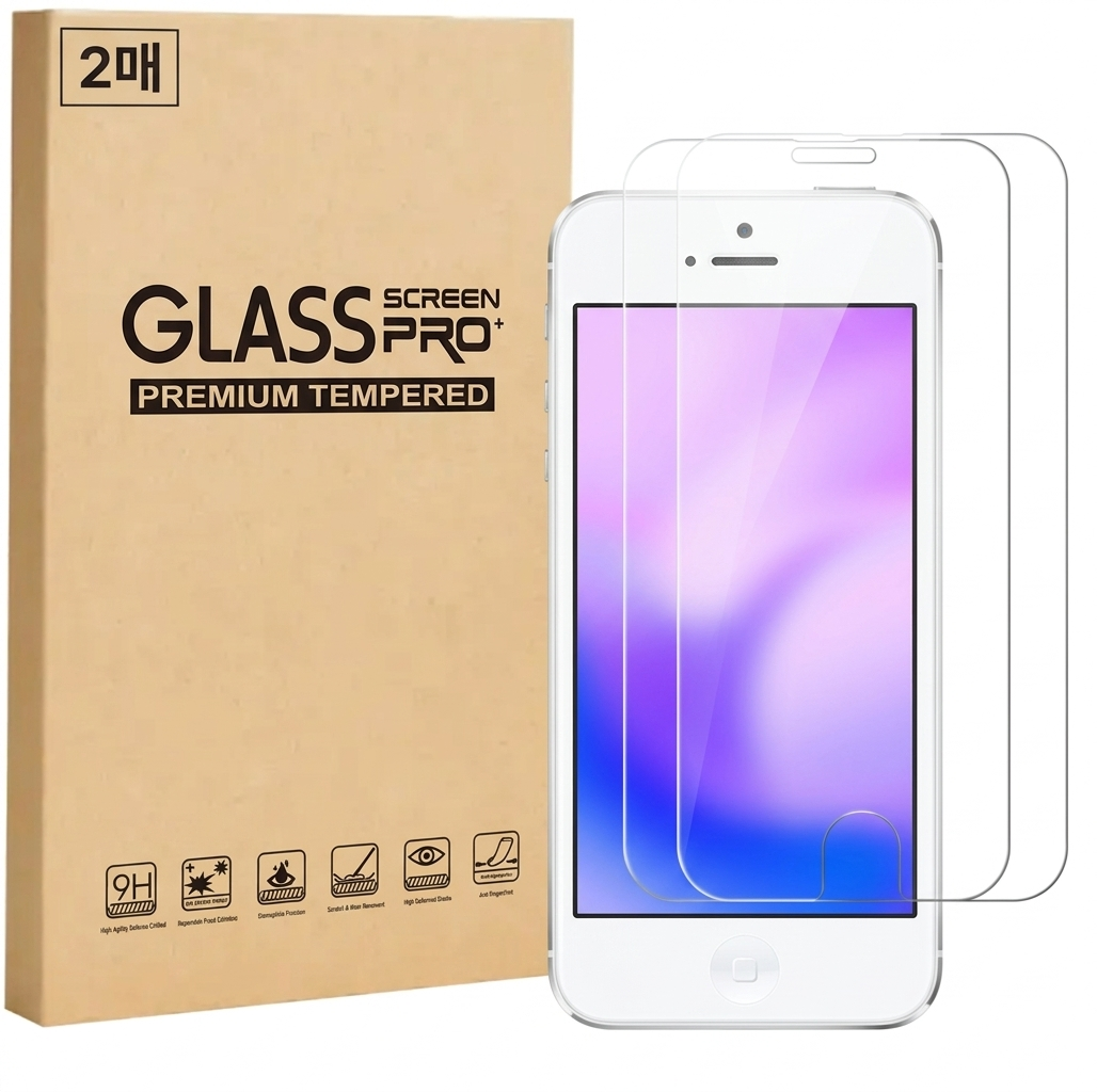 아이폰 5C 투명 케이스 밀착핏 젤리 TPU 젤리 액정 보호 강화필름 5s 6s 7 8 이미지 3