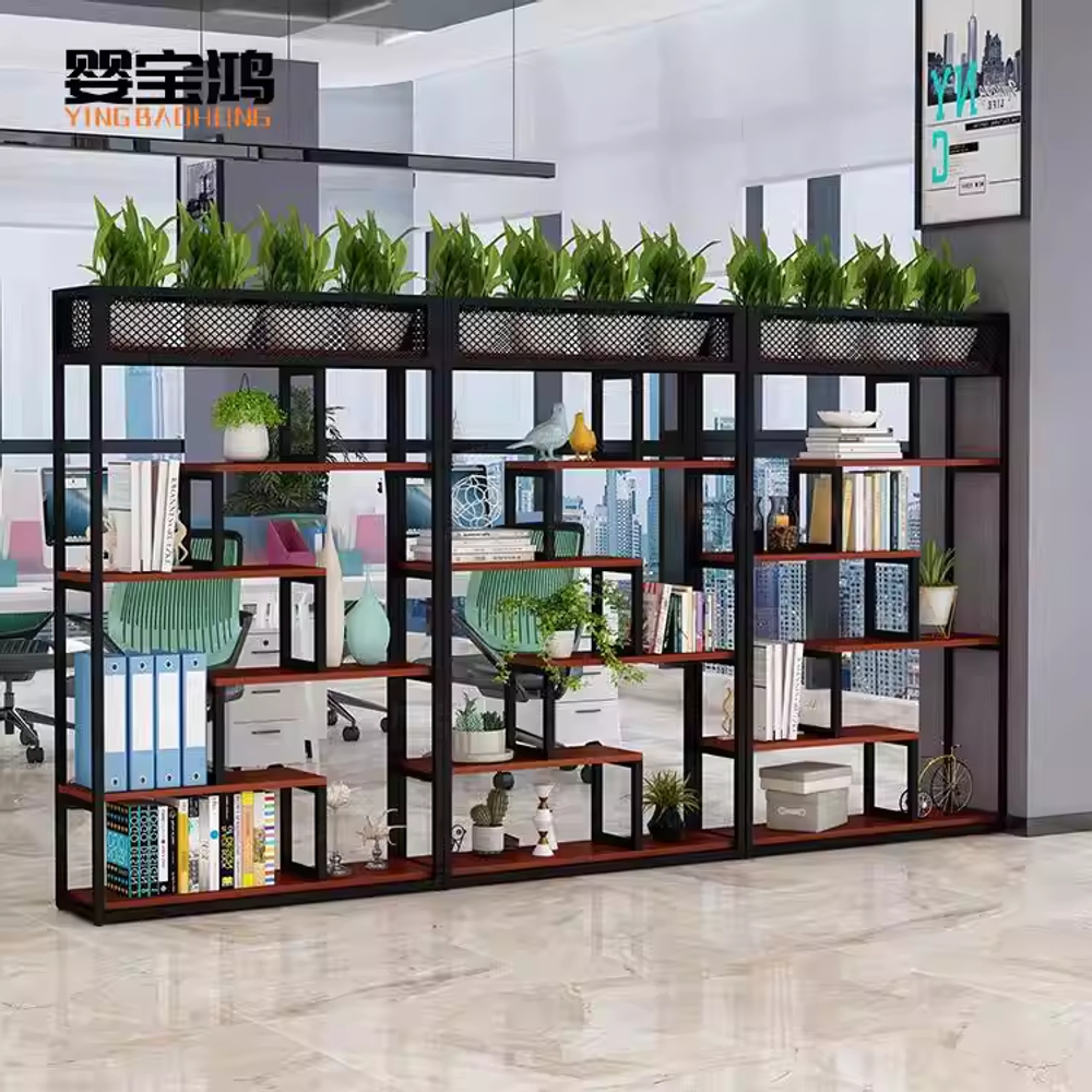 철제 화분 파티션 난간 카페 랙 원룸 레스토랑 칸막이 100 3단 - 상세 이미지 2