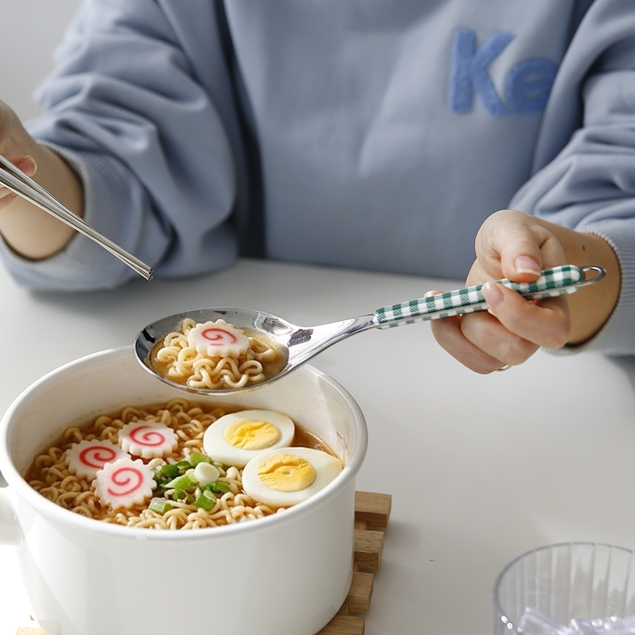 네바 이태리 미니 스텐 국자 서빙스푼 앞접시 먹방 숟가락 체크 이미지 7