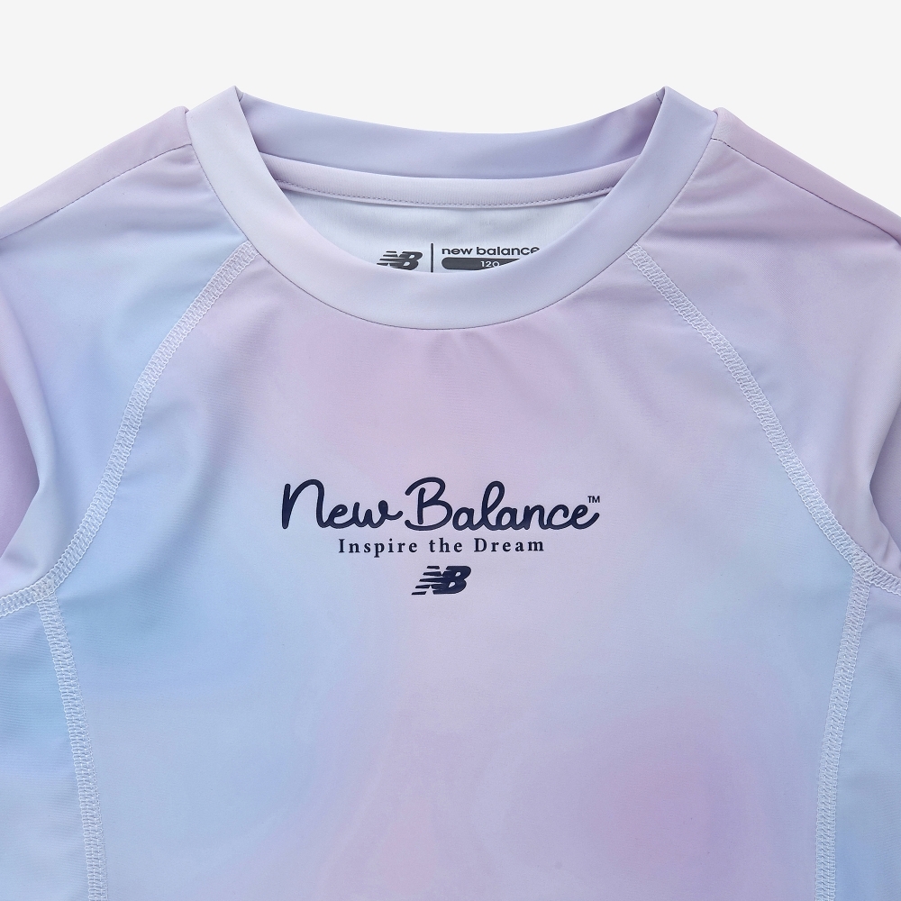 뉴발란스키즈 NBgC Cherry Blossom_여아 긴팔티 래쉬가드 키즈 수영복 NK9RG3774G88 이미지 6