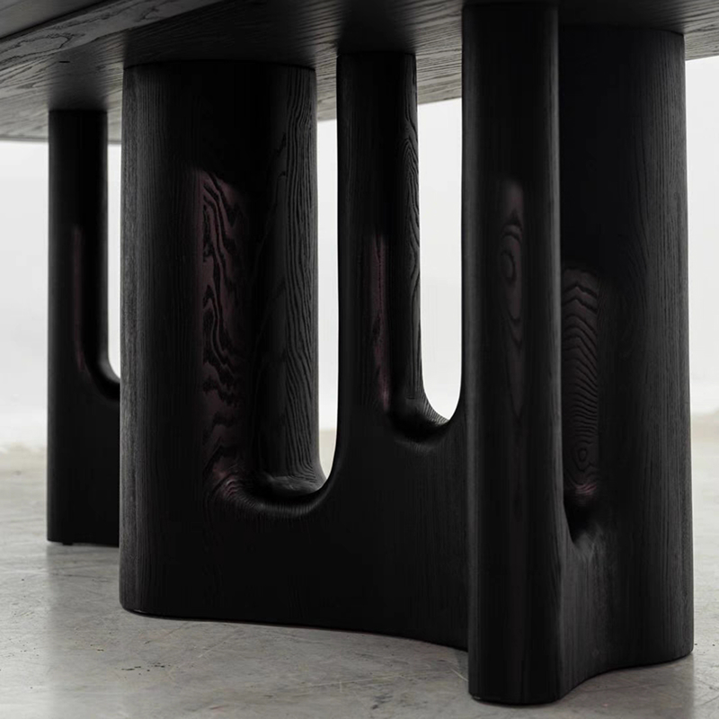 닌 다이닝 테이블 식탁 애쉬우드 블랙 Nin Dining Table - 상세 이미지 5