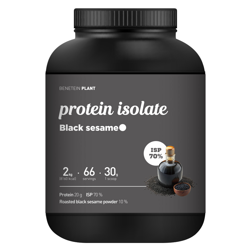 베네틴 플랜트 프로틴 단백질 쉐이크 아이솔레이트 흑임자맛, 2kg, 1개