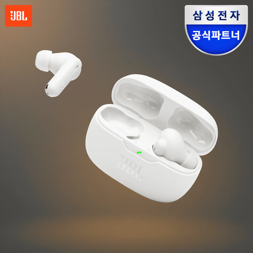 삼성공식파트너 씨앤에이치 삼성전자 JBL WAVE BEAM2 블루투스 이어폰 노이즈캔슬링 커널형 화이트