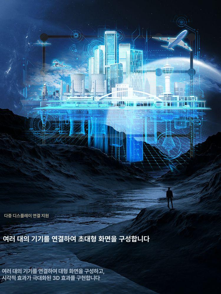 3D 홀로그램 팬 HD 경량 취미 디스플레이 52cm 4K 1024 저소음 - 상세 이미지 4