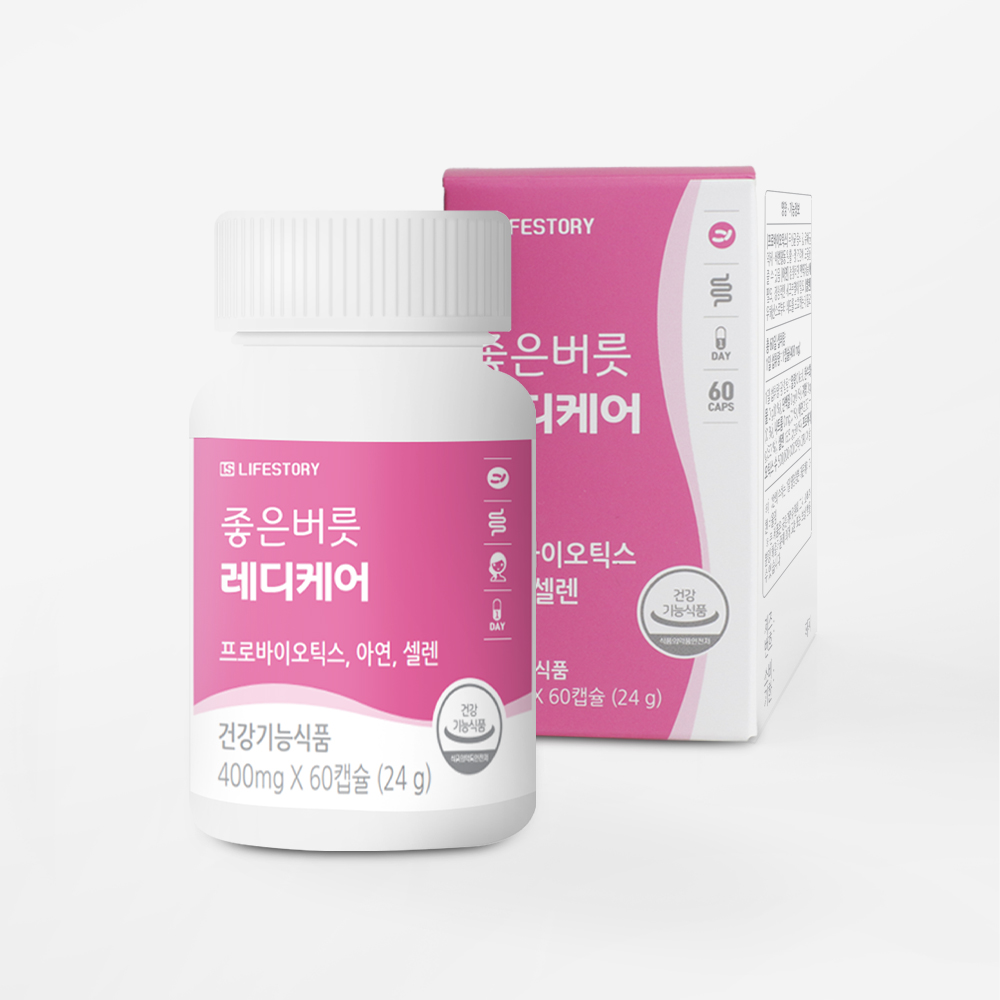 LIFESTORY 여성 질 유래 유산균 60캡슐 2개월분 - 메인 이미지