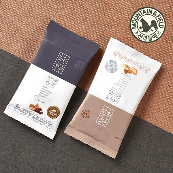 산과들에 한줌견과 순수다움 30봉 선물세트 (외 순수가온 견과류 하루견과 선물) - 상세 이미지 4