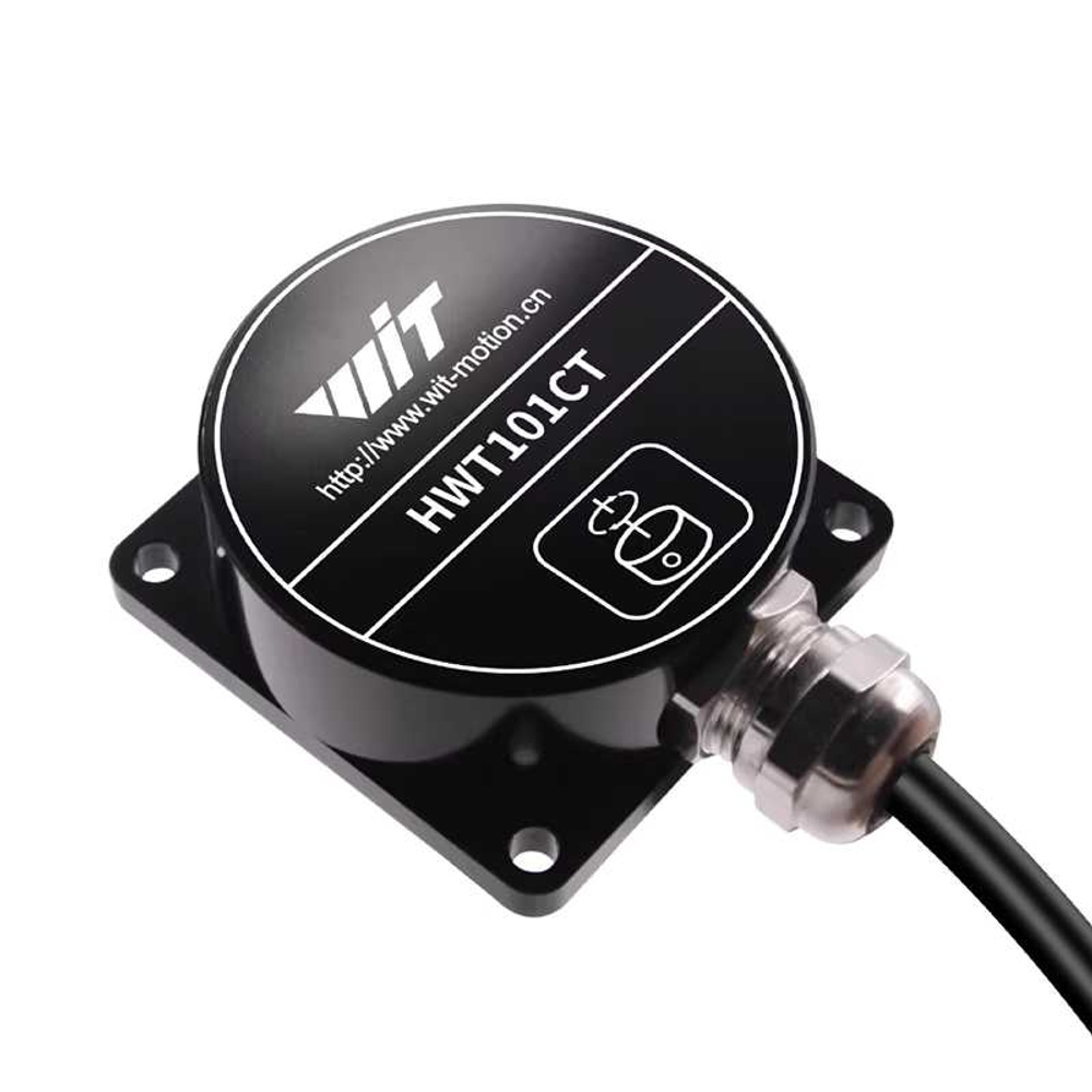 고정밀 회전 각도 단회전 모듈 자이로스코프 위치 HWT101CT-TTL(ROS 무드리프트) - 상품 이미지