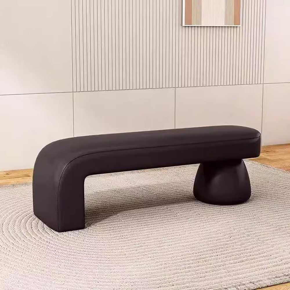 식탁 의자 벤치 편한 카페 매장 현관 일자 장의자 80cm - 상세 이미지 4