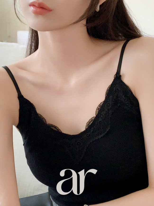 V넥 레이스 캡 나시 ts5000 이미지 3