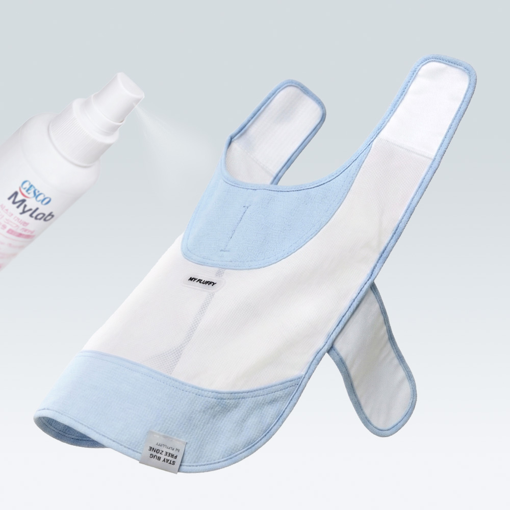 마이플러피 강아지 해충방지 여름 메쉬옷 진드기 모기 스프레이 버그가드 Air S 블루