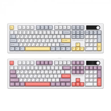 앱코 ACH105 오피스워커 유무선 기계식 앨리스블루 (저소음 택타일 바다소금축) / M