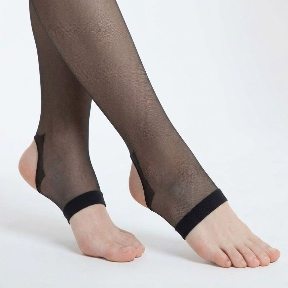 학생무발스타킹 고리스타킹 무발팬티 여름 고탄력 얇은검정 - 상품 이미지