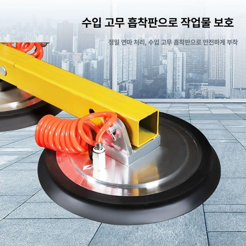대형진공흡착기 유리 대리석 압축기 흡착판  흡입력 스프레더 운반기 철판 - 상세 이미지 4