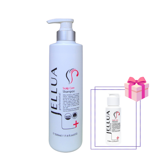 젤루아 스칼프 지성탈모 샴푸500+여행용60ml - 상품 이미지