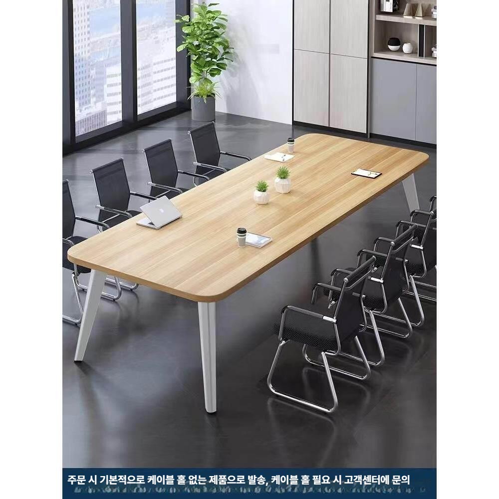 회의용 테이블 대형 책상 원목 연수용 대형 길이 120 너비 60 높이 74 - 상세 이미지 2