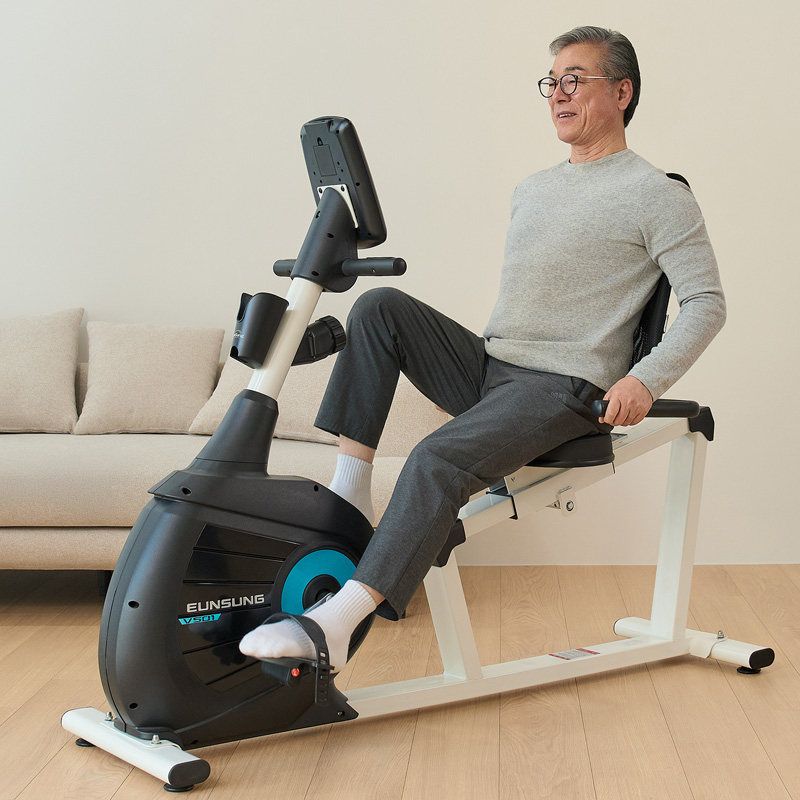 (국내생산) 은성헬스빌 좌식싸이클 V501 실내자전거 V-501 어플연동 업그레이드