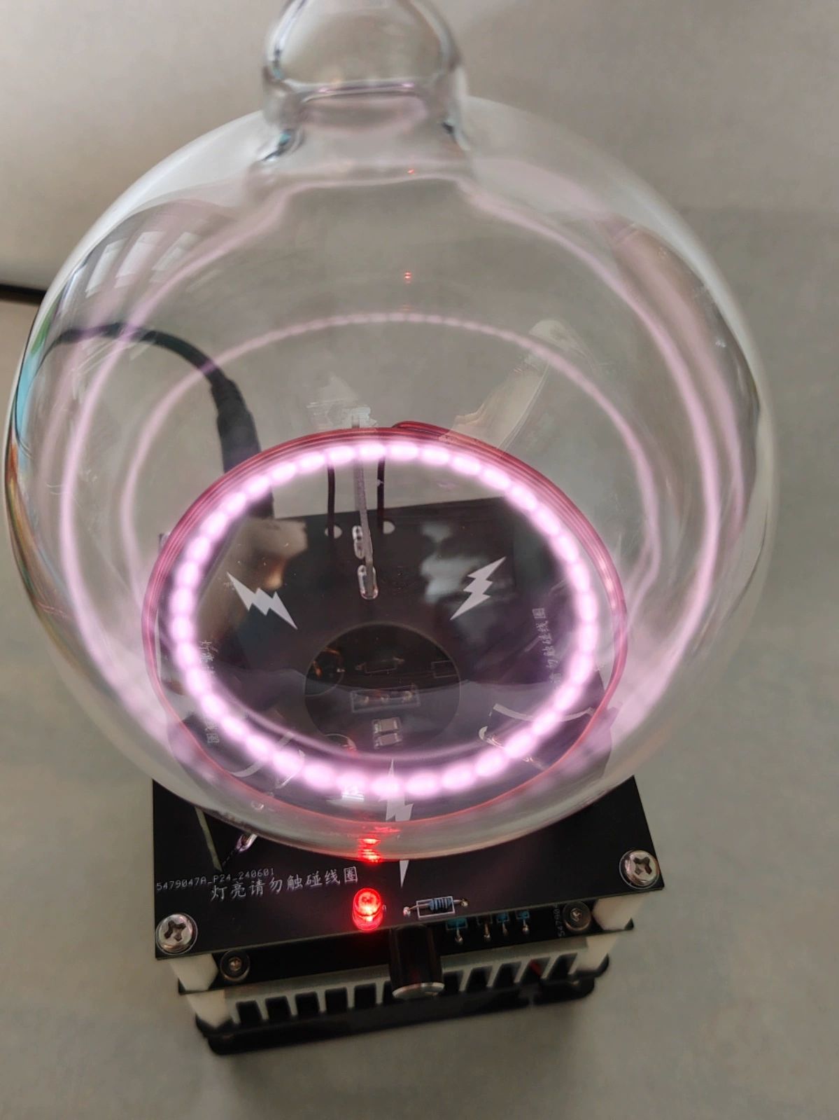 번개 플라즈마볼 구슬 소품 라이트닝볼 장식품 제논 수정구 마녀 인테리어 터치 - 상세 이미지 2
