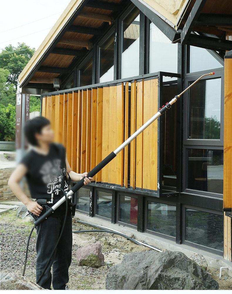 장대 세척기 고압 폴대 긴 청소 외벽 건물 분사 롱 배낭형 고층 워터건 - 상세 이미지 4