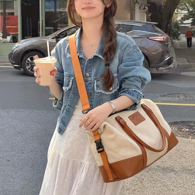 제이바바 여행용 보스턴가방 캐리어 보조가방 가벼운 1박2일 기내용 보스턴백 - 상세 이미지 2