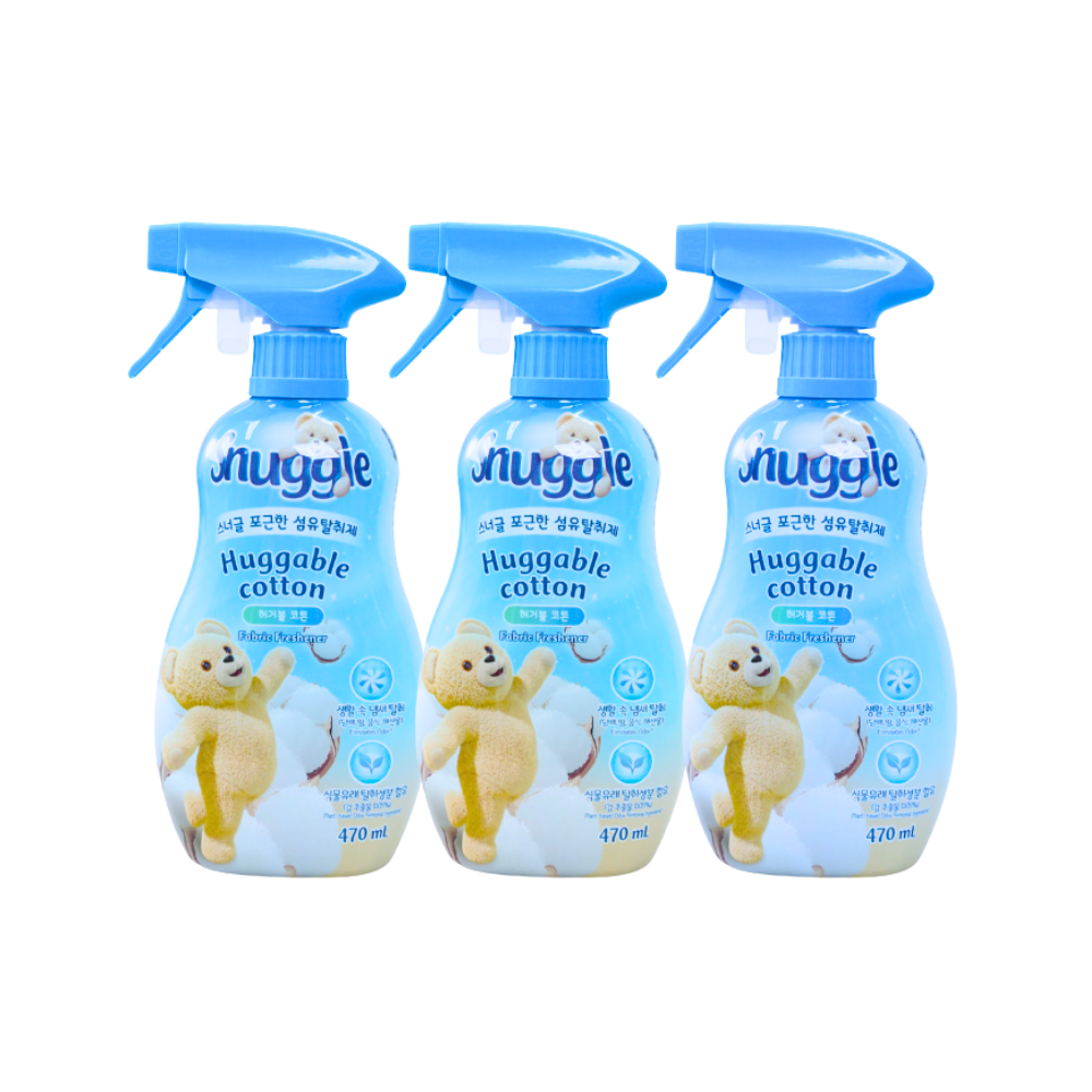 스너글 섬유탈취제 허거블코튼 470ml x3개 - 상품 이미지