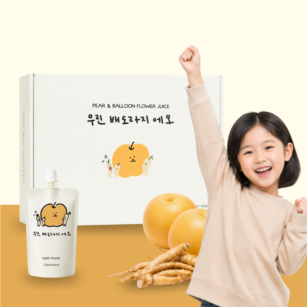 뚜띠프루티 국내산 배도라지즙 배즙 배 도라지 110ml x 30포, 1박스 이미지 1