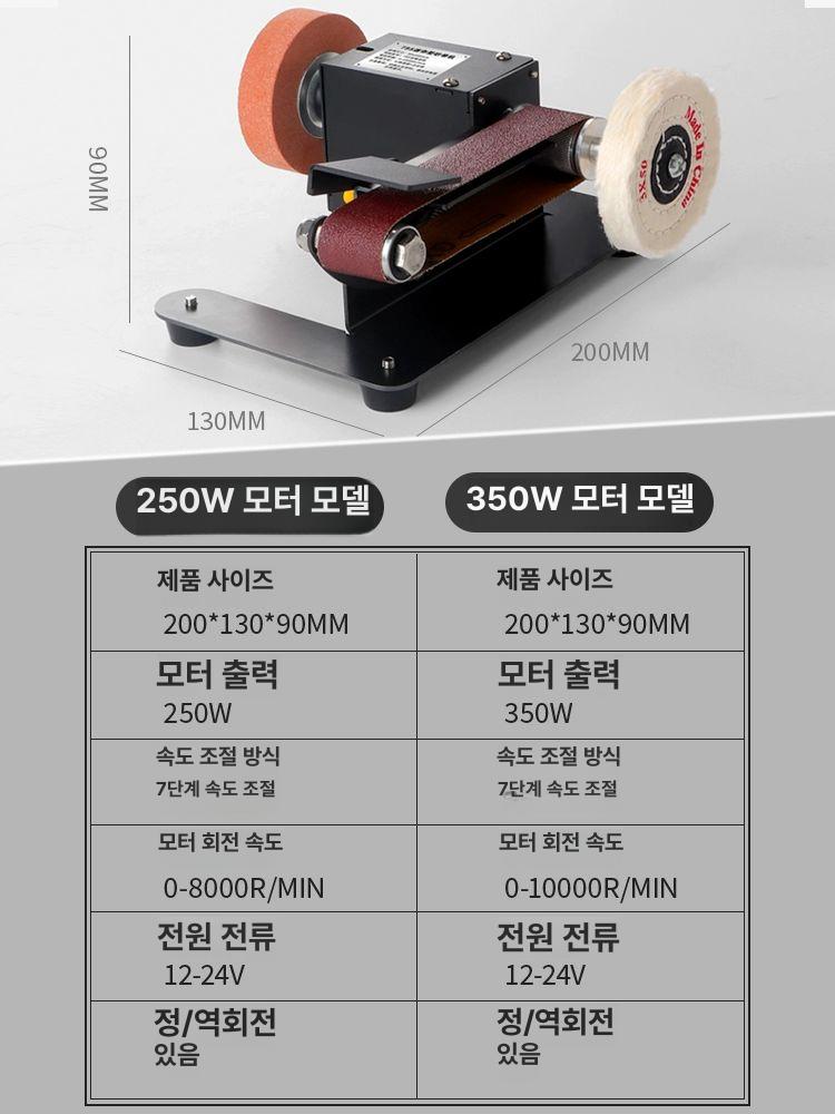 숫돌 전동칼갈이 연마기 가정용 칼가는기계 그라인더 조절형 습식 - 상세 이미지 4