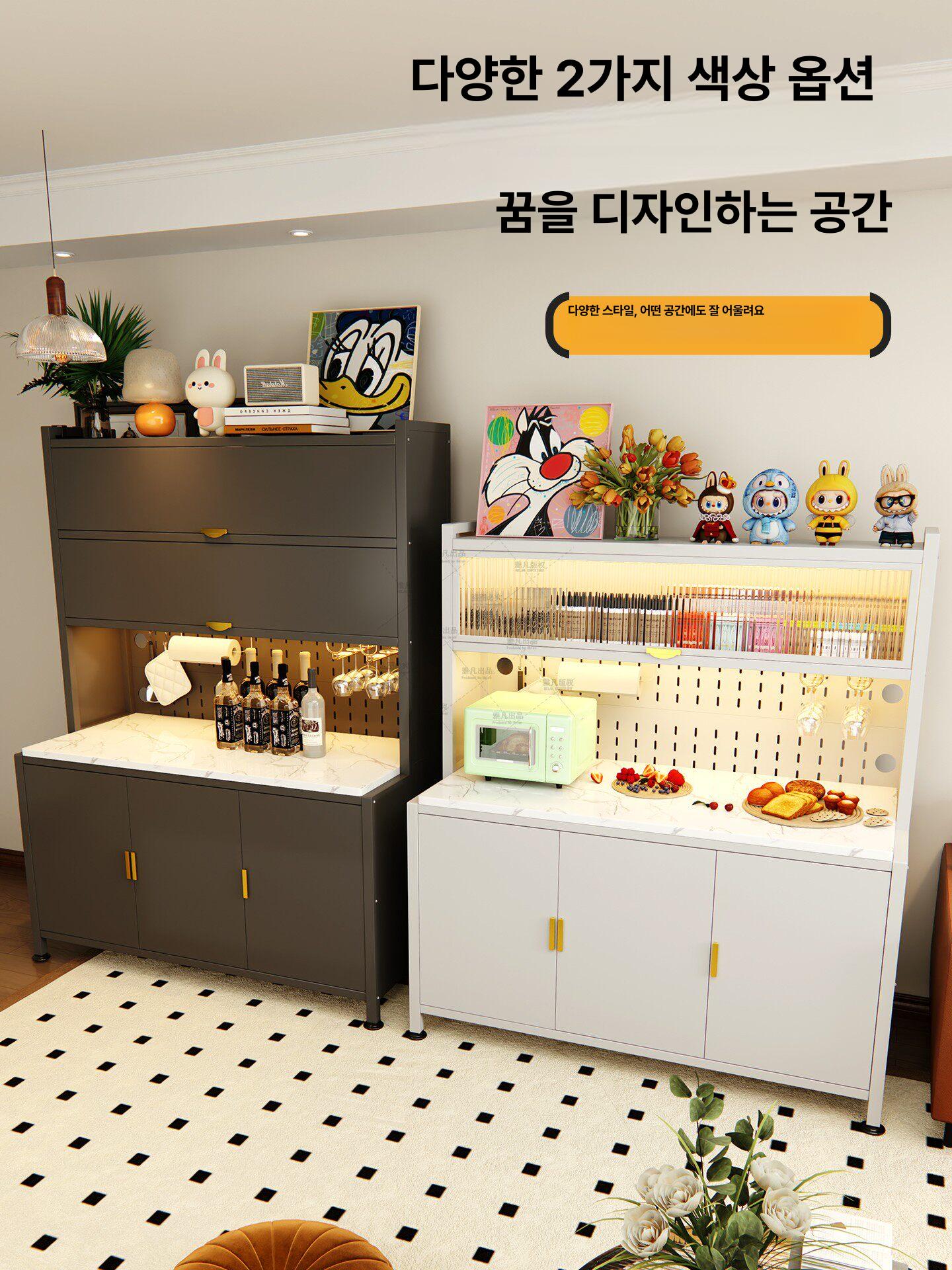 수납함 주방선반 조미료 조리대 양념통 식탁정리 소스랙 그릇거치대 - 상세 이미지 2