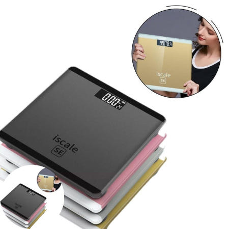 공구팜 온도 배터리잔량표시슬림 180KG ISE 디지털 체중계