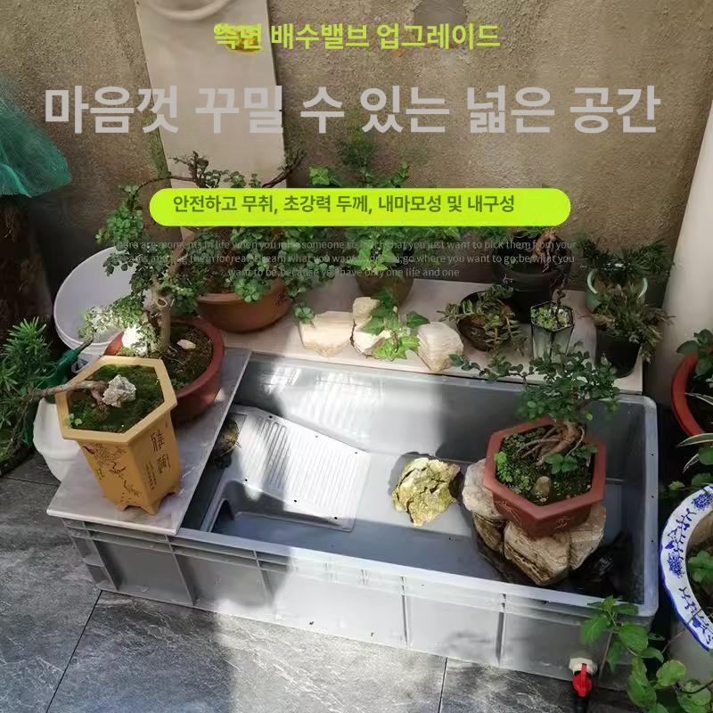 금붕어 어항 거북이 구피 아크릴탱크 사육통 대형수조 펫하우스 물고기집 - 상세 이미지 2