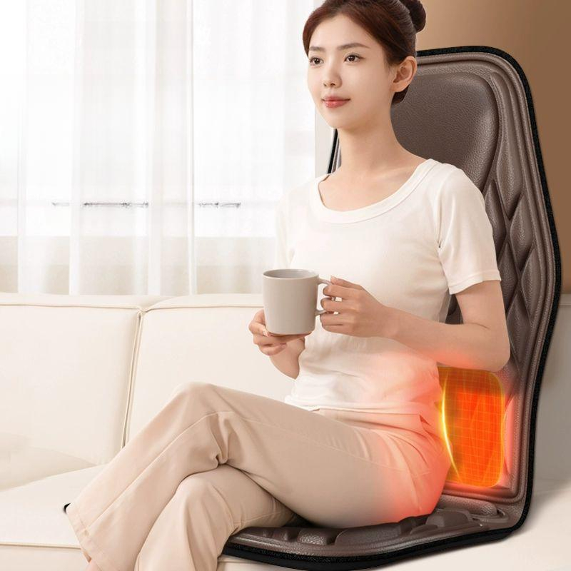운전석 안마기 자동차 시트 마사지기 쿠션 차량용 휴대용 진동 대형 드라이버 - 상품 이미지
