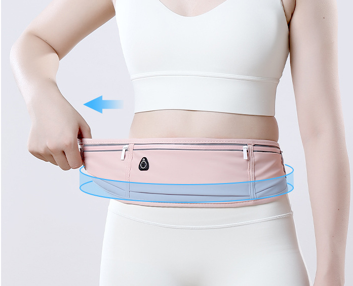 달리기 런닝 러닝벨트 힙색 밴드 허리 가방 마라톤 조깅 스마트폰 수납 방수 초경량 가벼운 - 상세 이미지 5