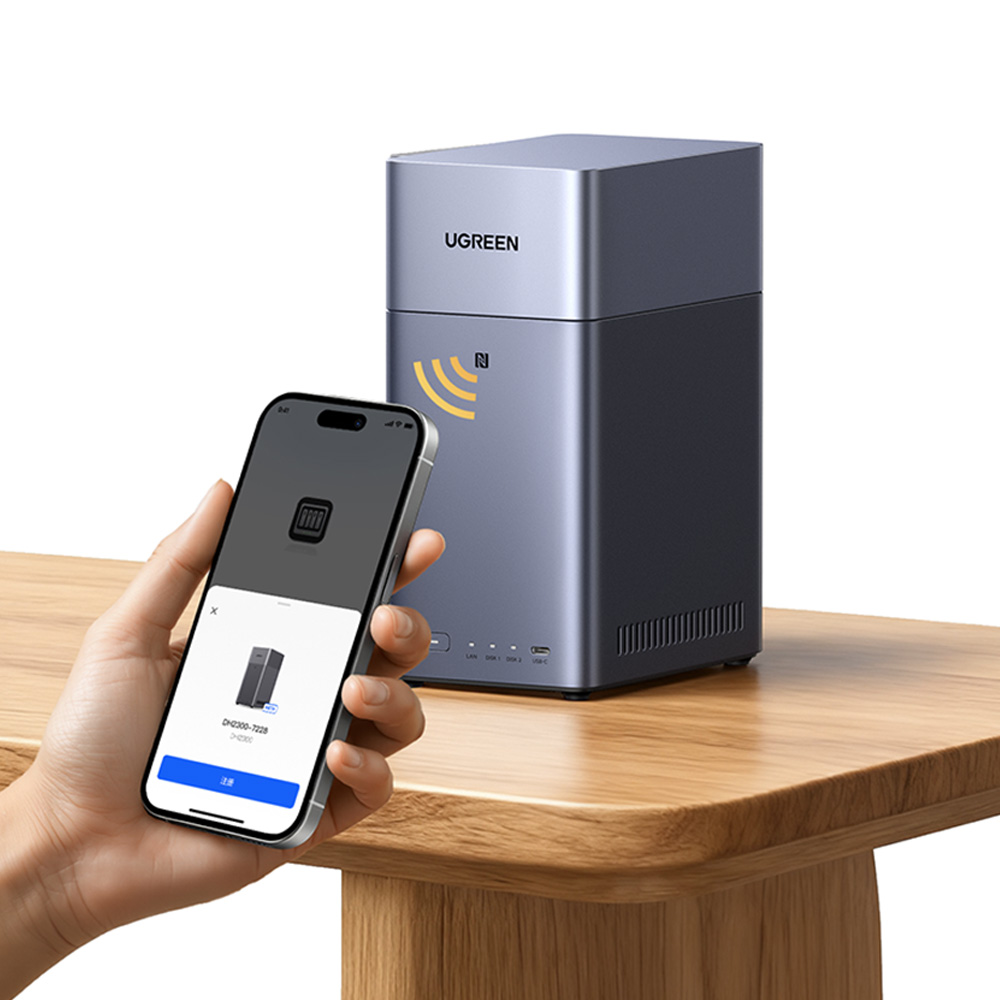 유그린 나스 2베이 NAS DH2300 퀵가이드 제공 상품 이미지