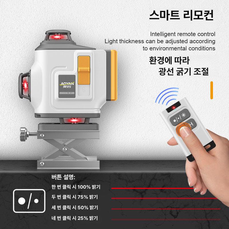4d 레벨기 수평기 거치대 삼각대 그린 바닥 세트 최신형 져 자동 밝기 - 상세 이미지 4