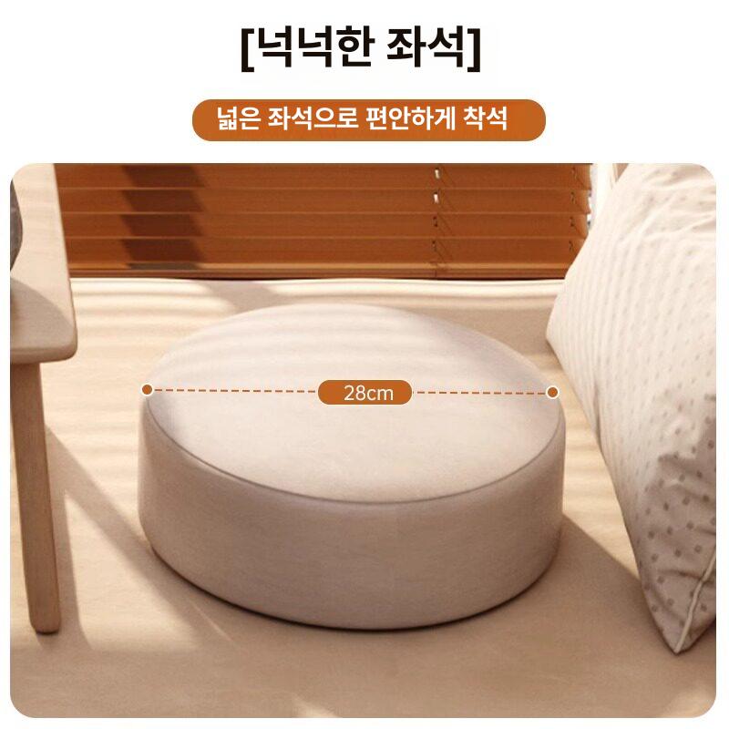 낮은스툴 원형 인테리어 보조의자 발받침대 스텝 네일샵 - 상세 이미지 4