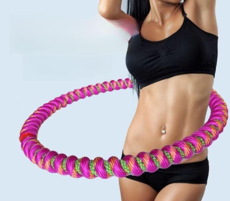 훌라후프 5kg 다이어트 실내운동 실 복부운동 근력 줄자 색상을 홈트레이닝 - 상세 이미지 2