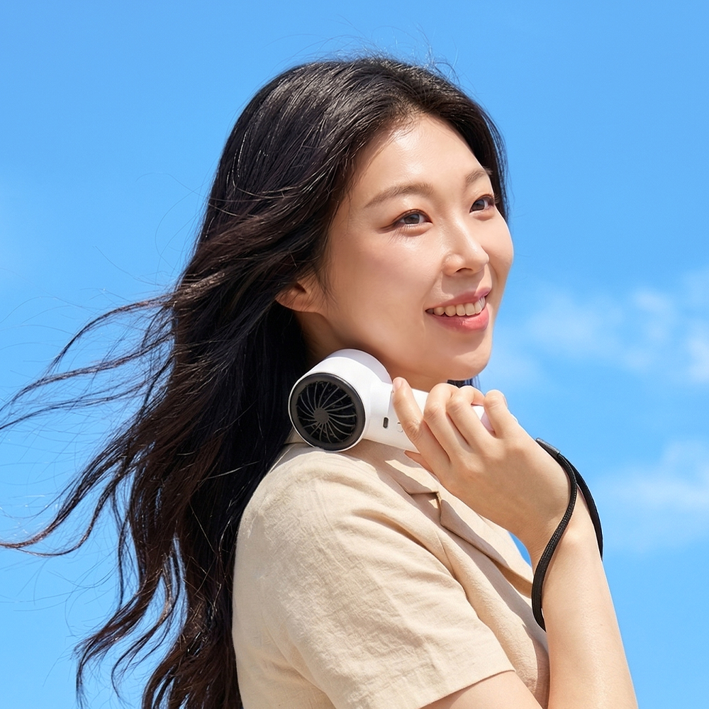 [N배송]카카오프렌즈 급속냉각 블랙춘 100단터보 휴대용 냉각 선풍기 무선 핸디 저소음 손선풍기 - 상세 이미지 5