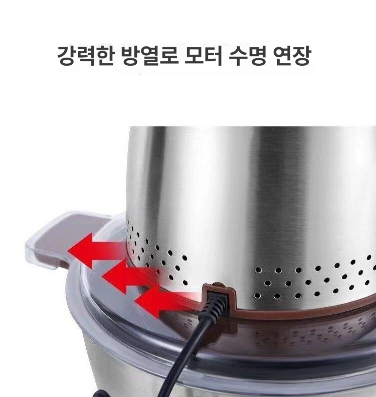 대용량 믹서기 고출력 다기능 업소용 마늘 영업용 블랜더 상업용 가정용 다지기 반죽기 - 상세 이미지 2