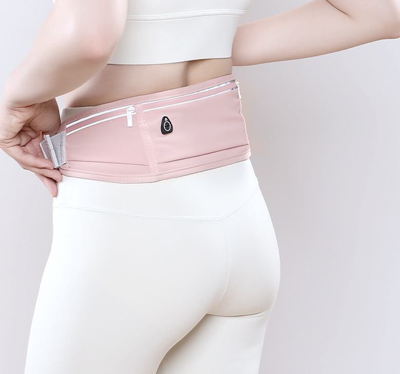 달리기 런닝 러닝벨트 힙색 밴드 허리 가방 마라톤 조깅 스마트폰 수납 방수 초경량 가벼운 - 상세 이미지 3
