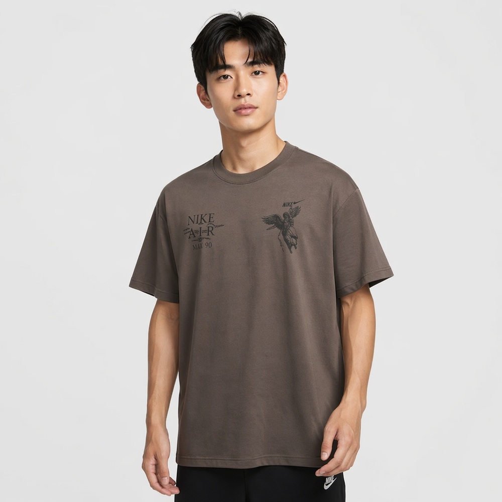 나이키 스포츠웨어 맥스90 반팔티 남성 통기 HV0168-004 - 상품 이미지