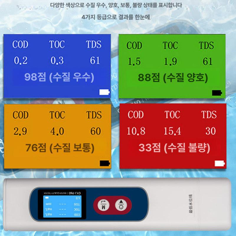수질 탁도계 측정기 정수 센서 TDS 농도 감지 테스터 프로브 모니터링 수영장 - 상세 이미지 4
