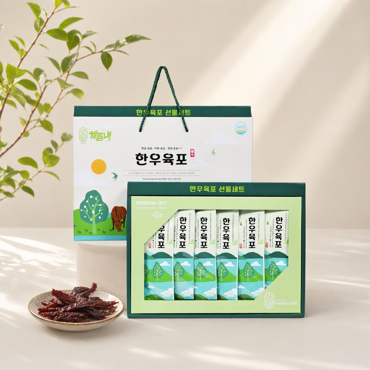 40g 6개입 [하늘내] 부드러운 한우육포 240g, 1개 - 상품 이미지