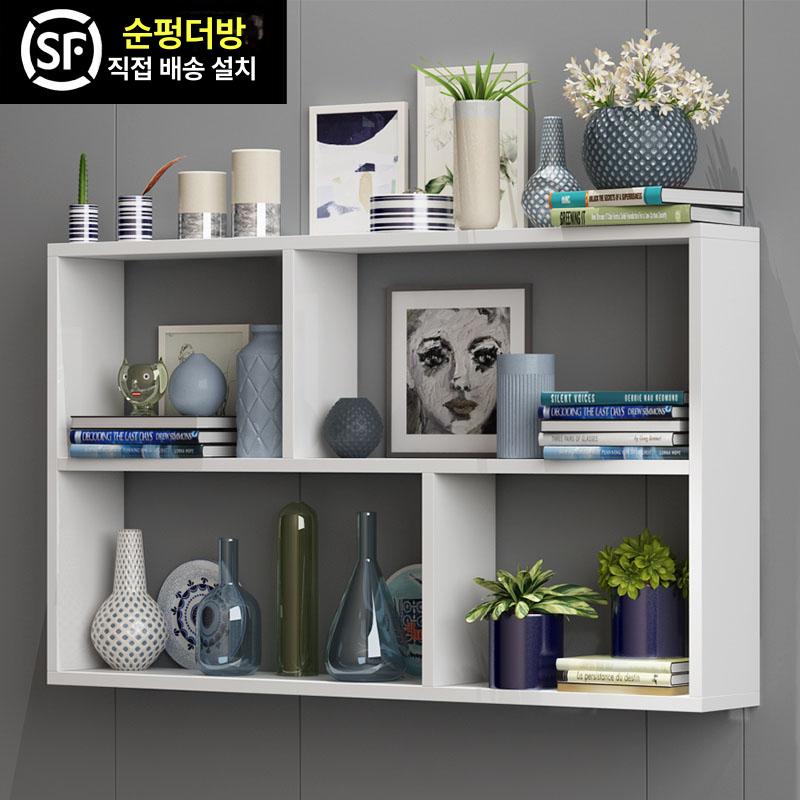 벽선반 진열대 벽걸이선반 다용도 벽책장 북유럽풍 베란다 세탁기 다용도실 철망 주방 스텐 - 상세 이미지 3