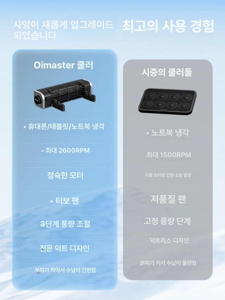 탁상용 선풍기 게이밍 미니팬 터보팬 냉각기 데스크팬 컴퓨터 USB 소형 책상 - 상세 이미지 2