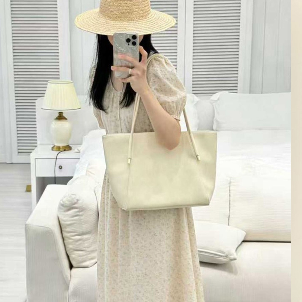 심플한 빅숄더백 클래식 넉넉한 수납 데일리 대형 큰 숄 가방 - 상세 이미지 3