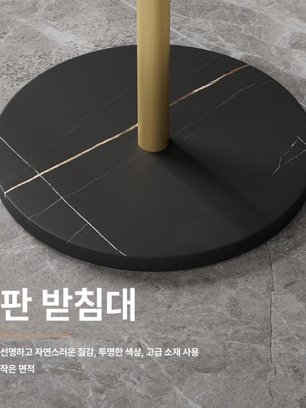 이동식 옷걸이 인테리어 스탠드 현관 철제 튼튼한 행거 드레스룸 가정용 원룸 - 상세 이미지 3